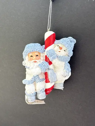 Santa Ornament / Candy Cane