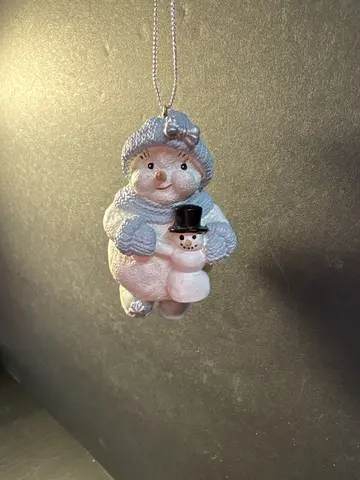 Powder Puff Ornament