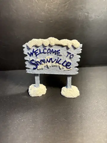 Snowville Sign Welcome To Snowville